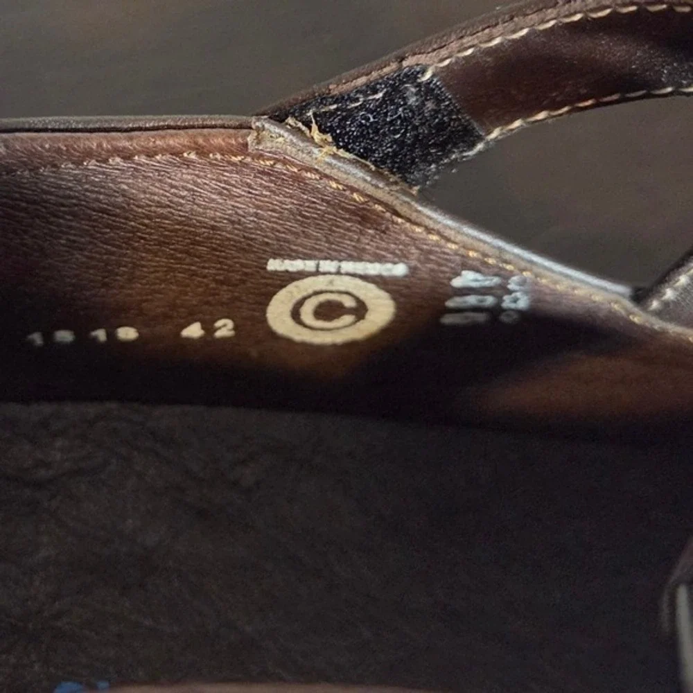 Wolky brown leather